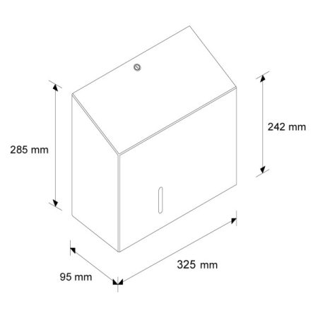 Držač za toalet papir MAXI - inox sjaj - Image 6