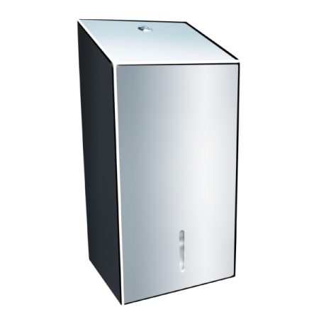 Dispenzer toalet papira u listićima - inox sjaj