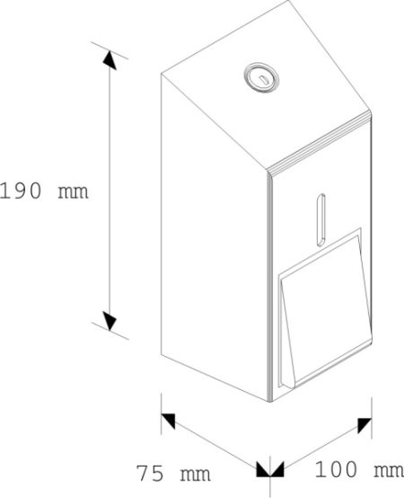 Dispenzer tečnog sapuna MERIDA STELLA MINI - inox mat - Image 6