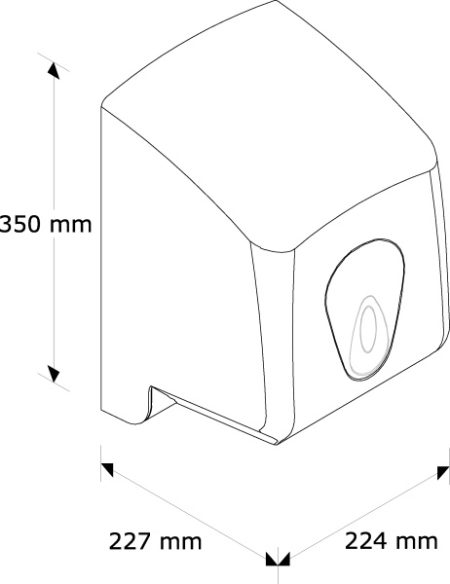 MAXI MERIDA TOP dispenzer papirnog ubrusa u rolni - Image 3