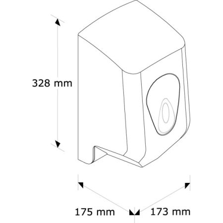 MINI MERIDA TOP dispenzer papirnog ubrusa u rolni - Image 3
